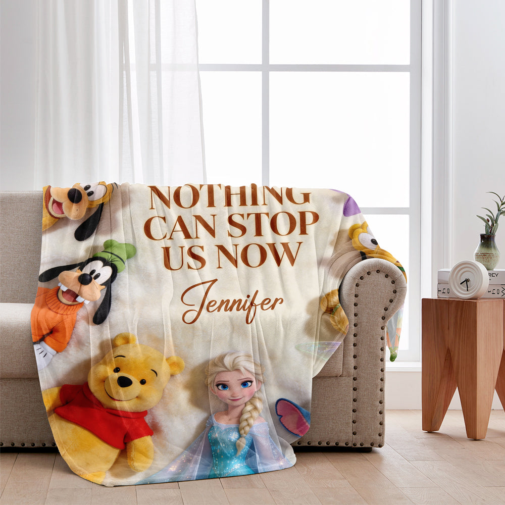 Nothing Can Stop Us Now - Personalized Mouse Blanket