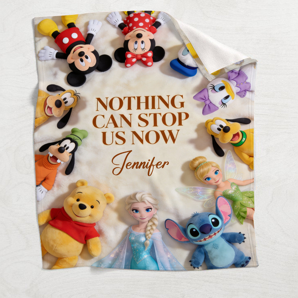 Nothing Can Stop Us Now - Personalized Mouse Blanket