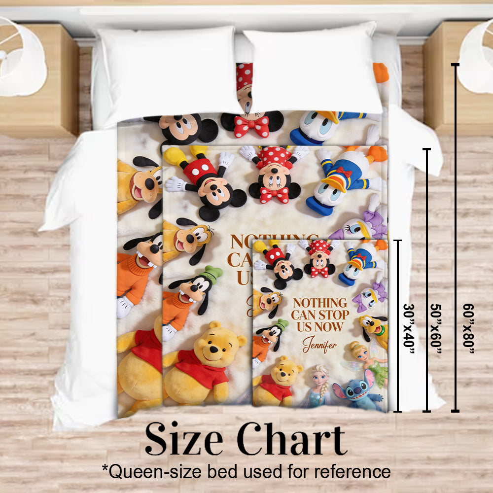 Nothing Can Stop Us Now - Personalized Mouse Blanket