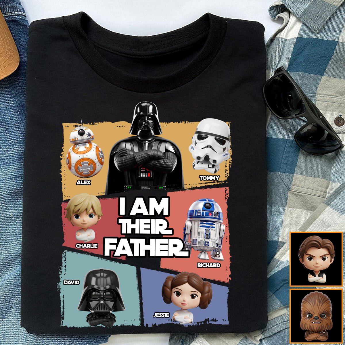 I Am Their Father - Personalized The Force T-shirt And Hoodie