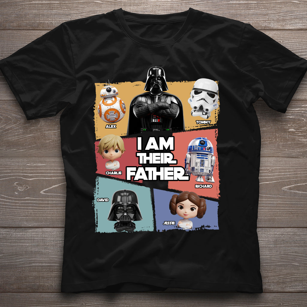 I Am Their Father - Personalized The Force T-shirt And Hoodie