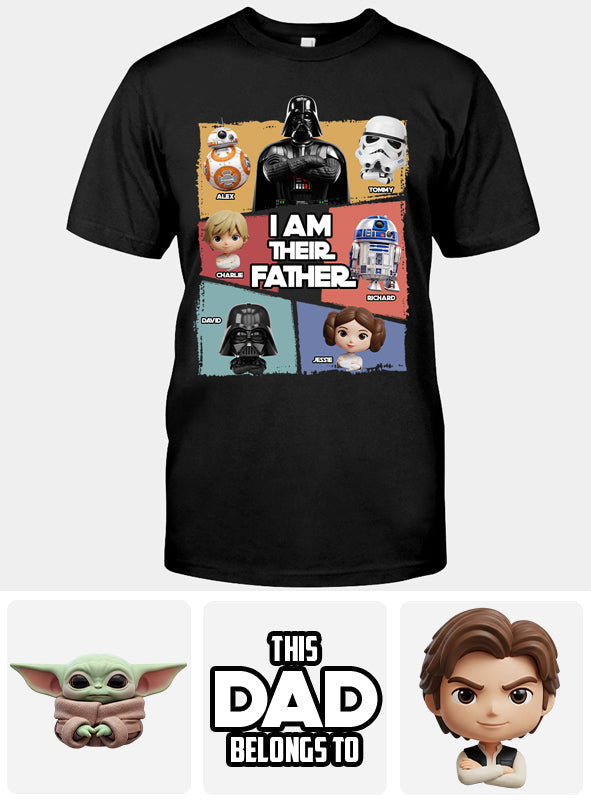 I Am Their Father - Personalized The Force T-shirt And Hoodie