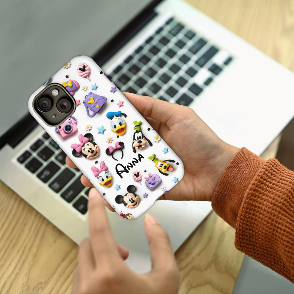 Magical World - Personalized Mouse Full Print Phone Case