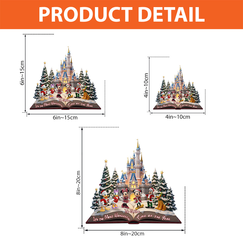 It's The Most Wonderful Time Of The Year - Personalized Mouse Custom Shaped Acrylic Plaque