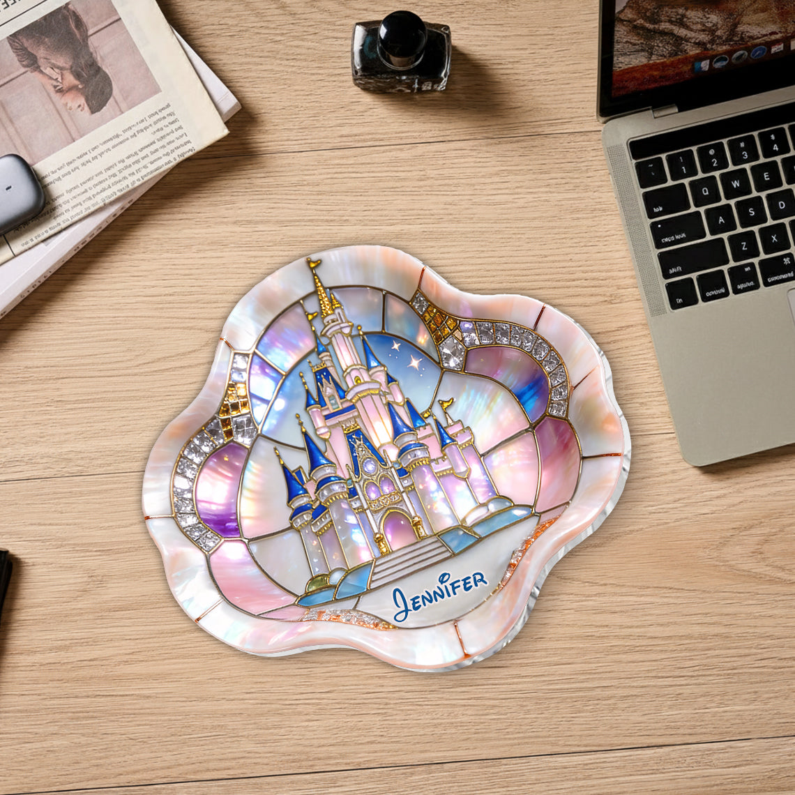 The Magical Castle - Personalized Mouse Catch-All Tray