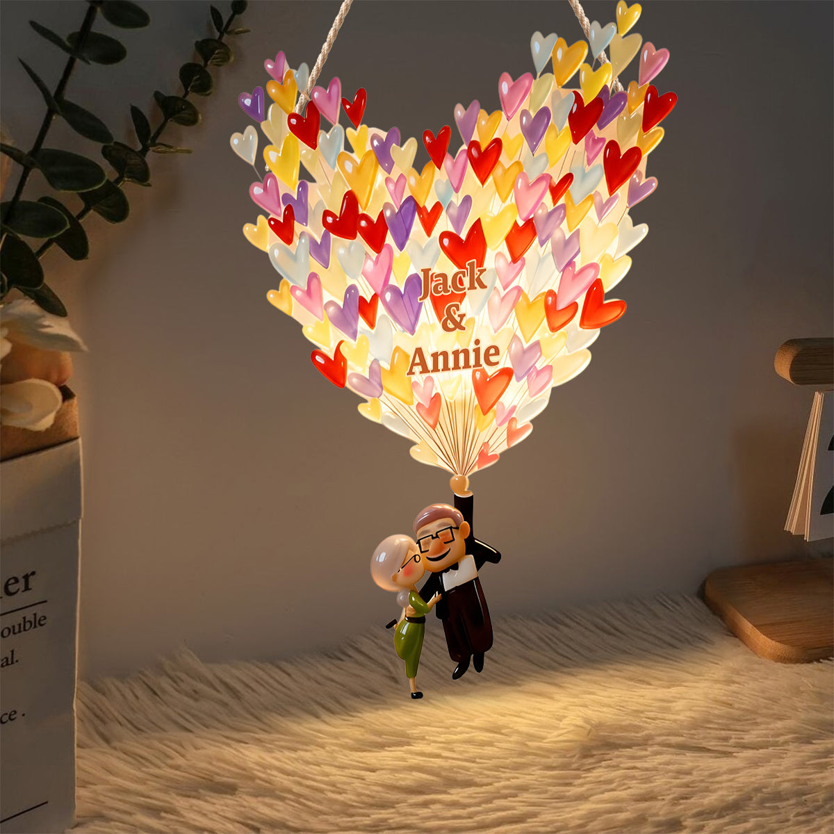 You Are My Greatest Adventure - Personalized Up Movie Couple LED Light Acrylic Sign
