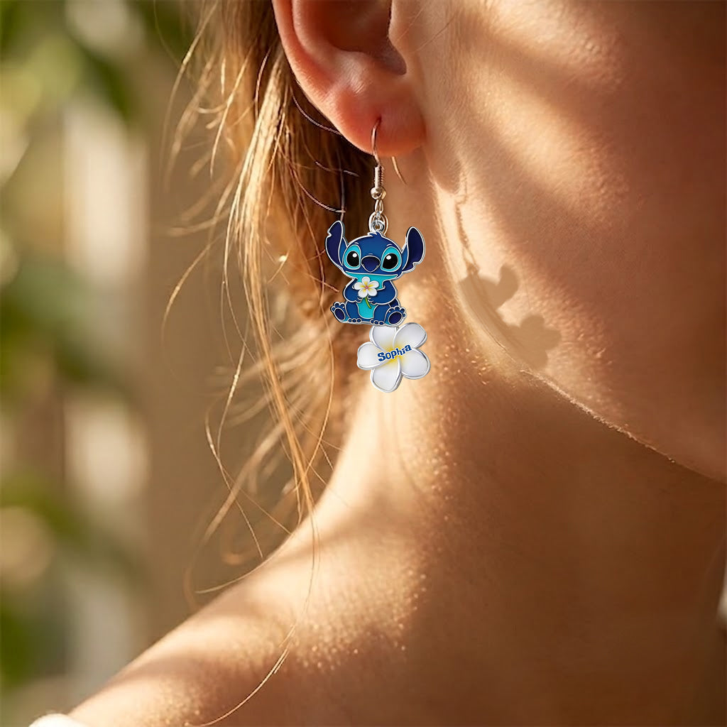 Ohana - Personalized Ohana Earrings With Card