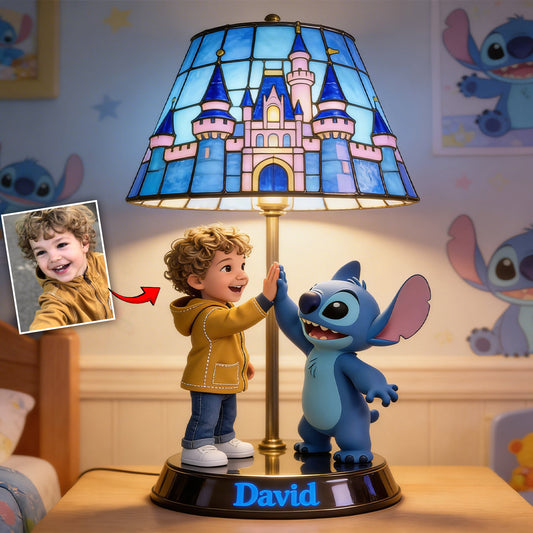 Blue Ailen - Personalized Ohana Acrylic LED Night Light