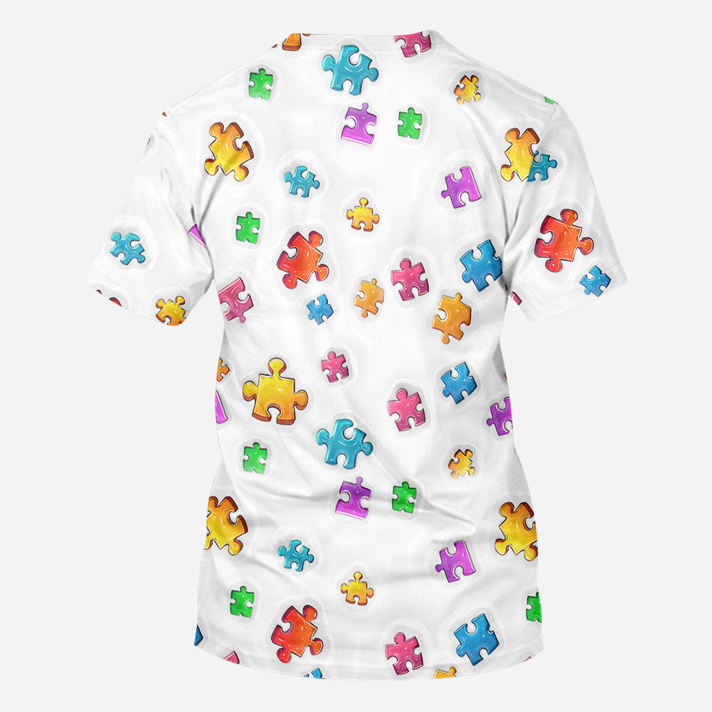 Accept Love Understand - Personalized Autism Awareness All Over Shirt