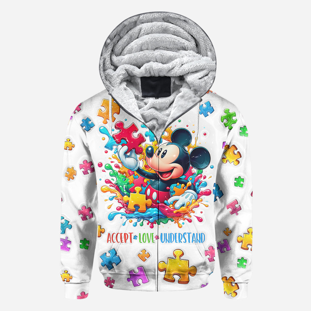 Accept Love Understand - Personalized Autism Awareness All Over Shirt