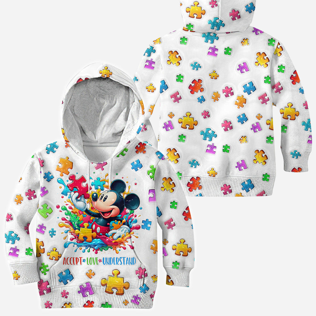 Accept Love Understand - Personalized Autism Awareness All Over Shirt