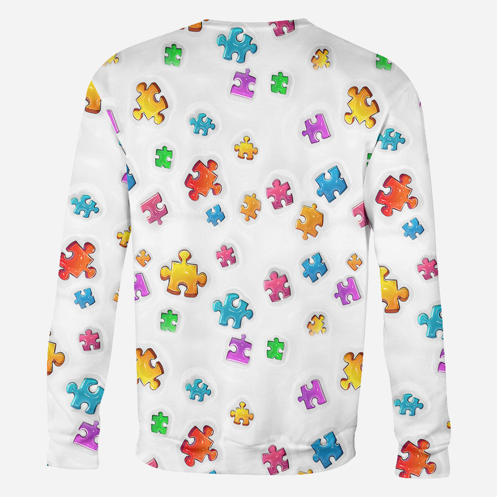 Accept Love Understand - Personalized Autism Awareness All Over Shirt