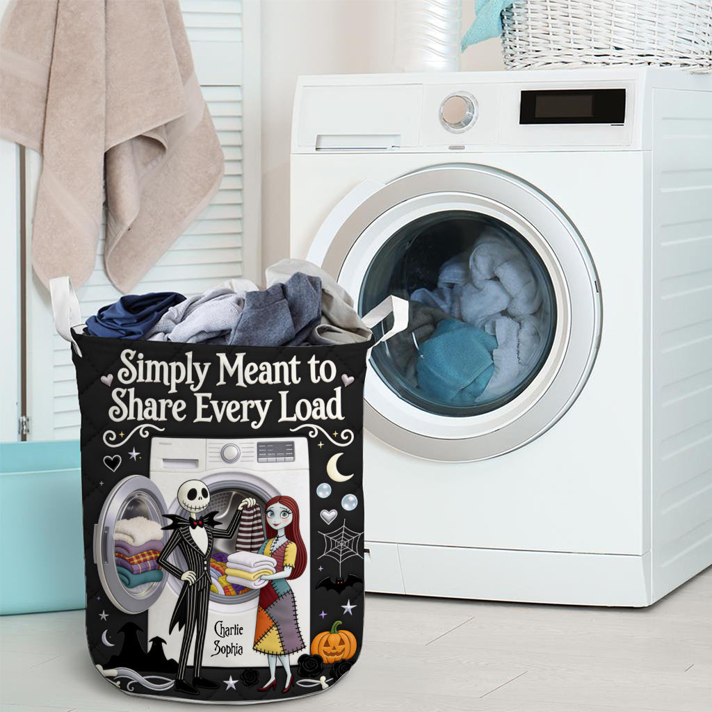 Simply Meant To Share Every Load - Personalized Nightmare Laundry Basket