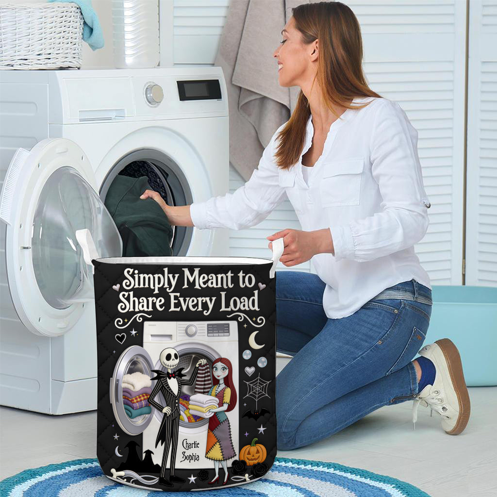 Simply Meant To Share Every Load - Personalized Nightmare Laundry Basket