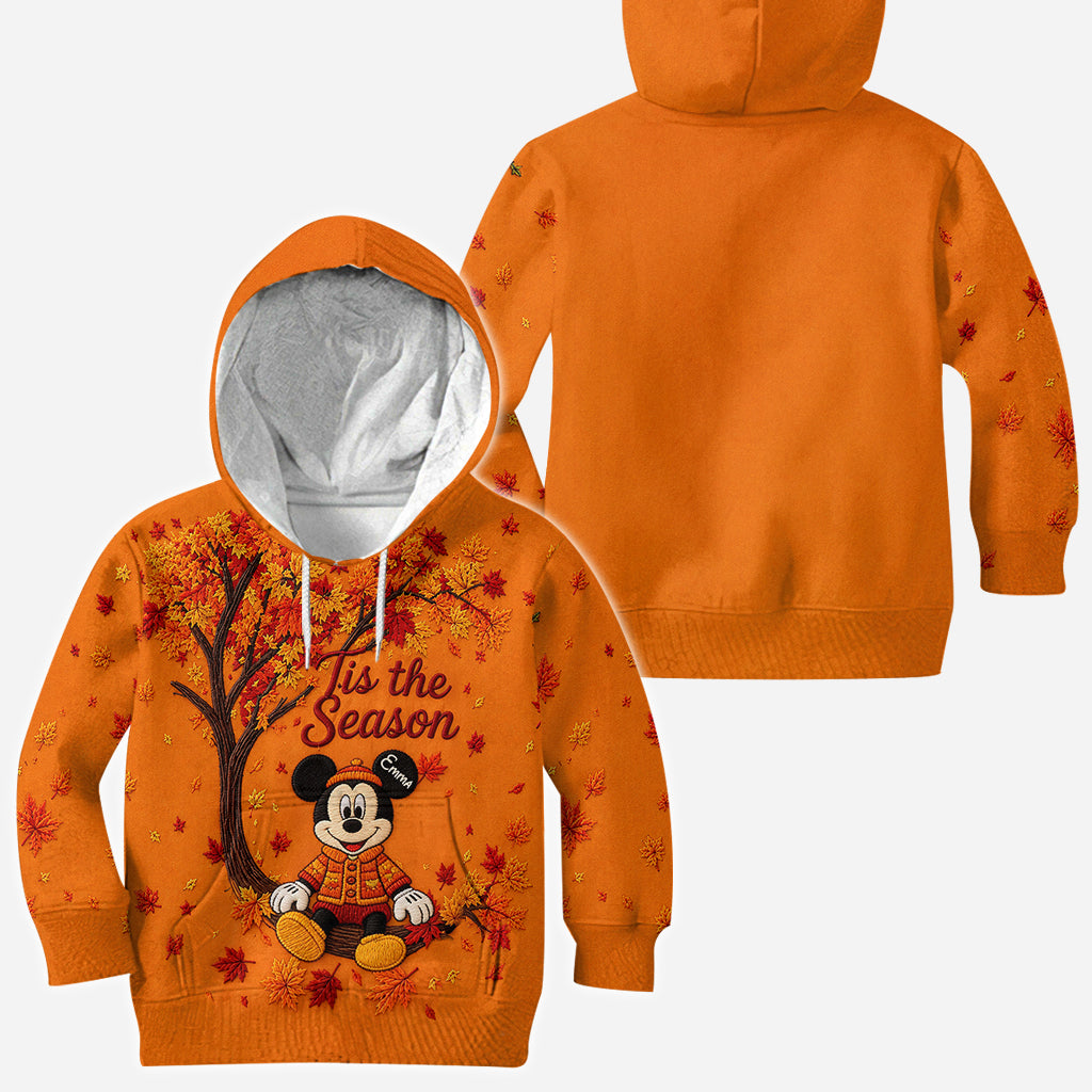 Cute Cartoon Mouse Autumn - Personalized Mouse All Over Shirt