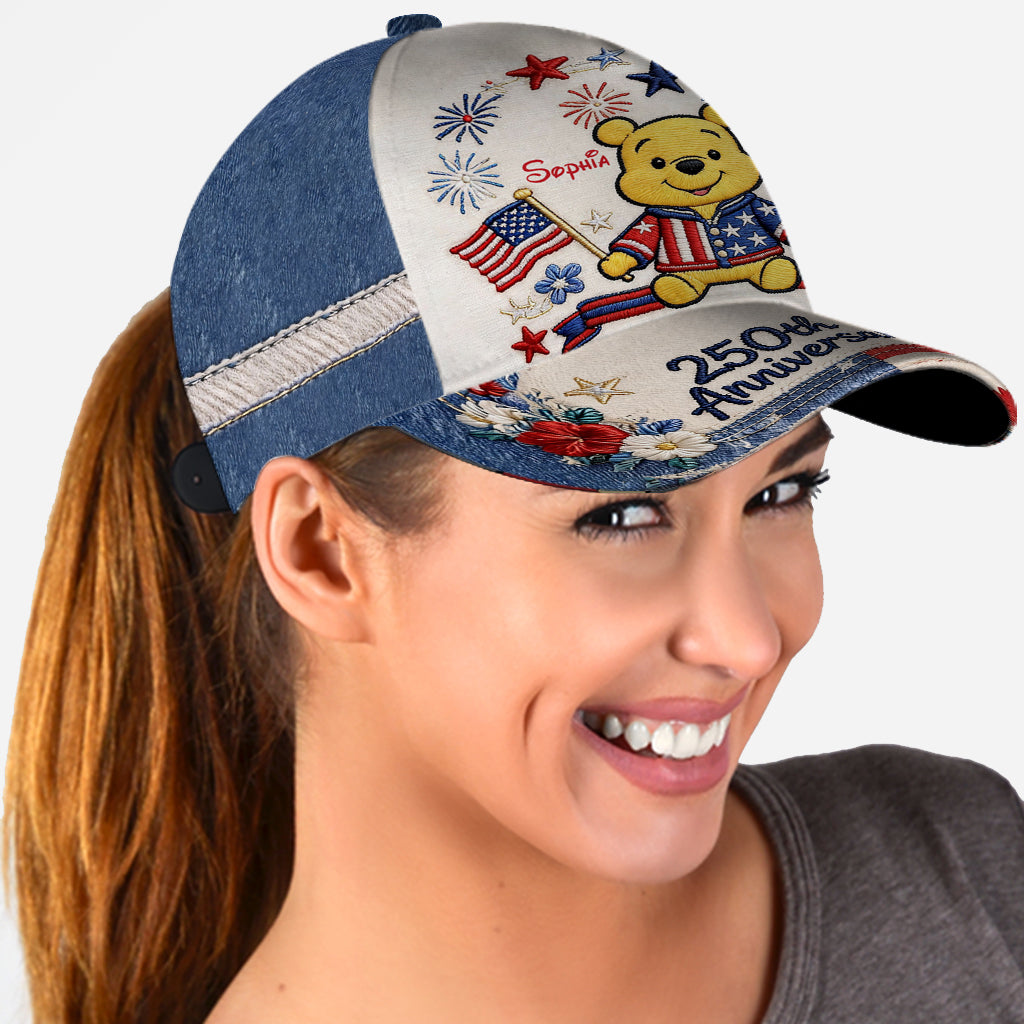 250th Anniversary - Personalized Yellow Bear Classic Cap