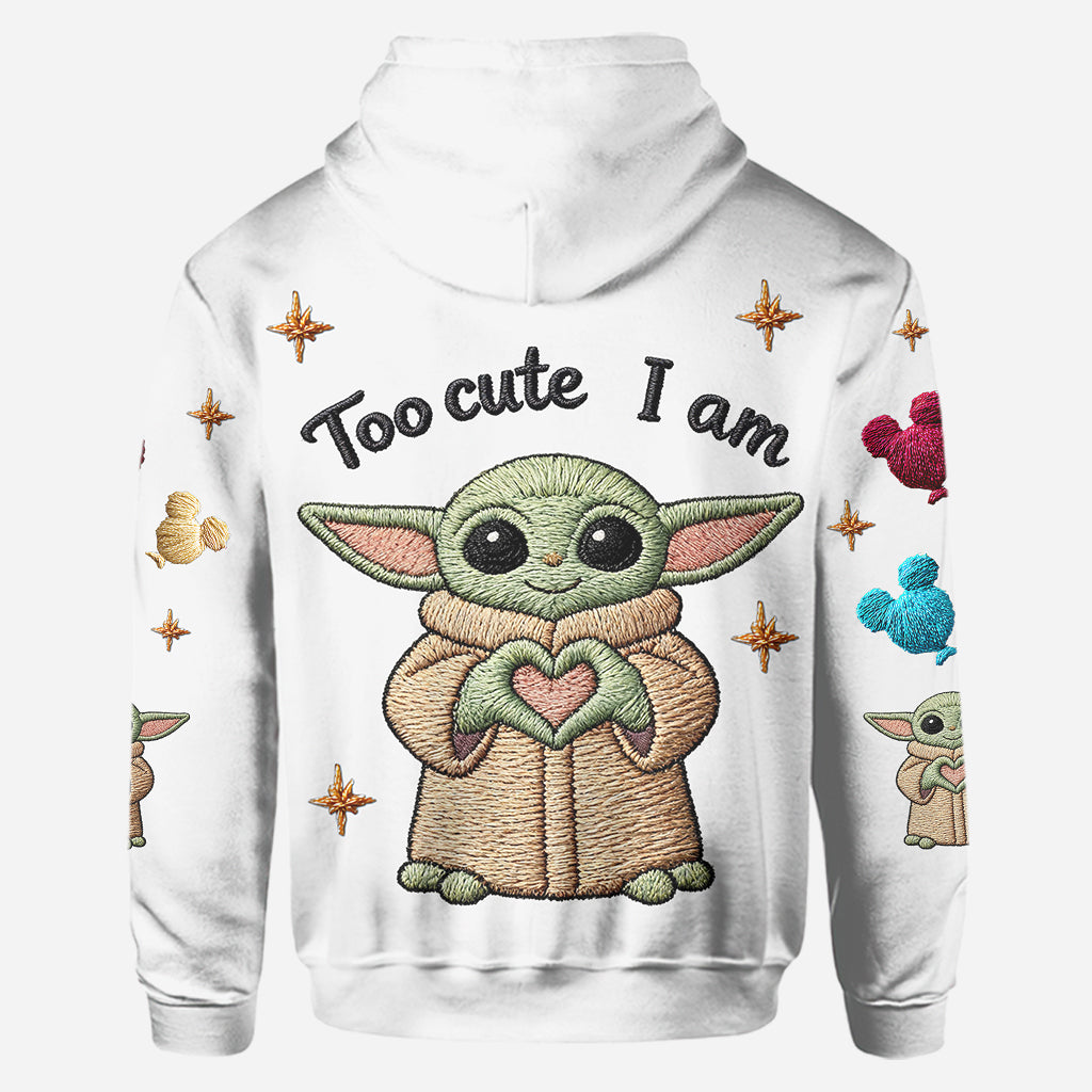 Too Cute I Am - Personalized The Force Hoodie and Leggings