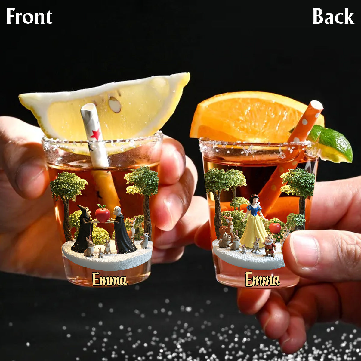 Magical Princess - Personalized Mouse Shot Glasses Set