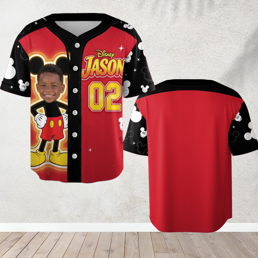 Magical Friends - Personalized Mouse Baseball Jersey