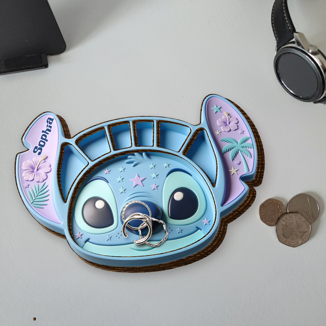 Ohana Means Family - Personalized Ohana Wood Tray