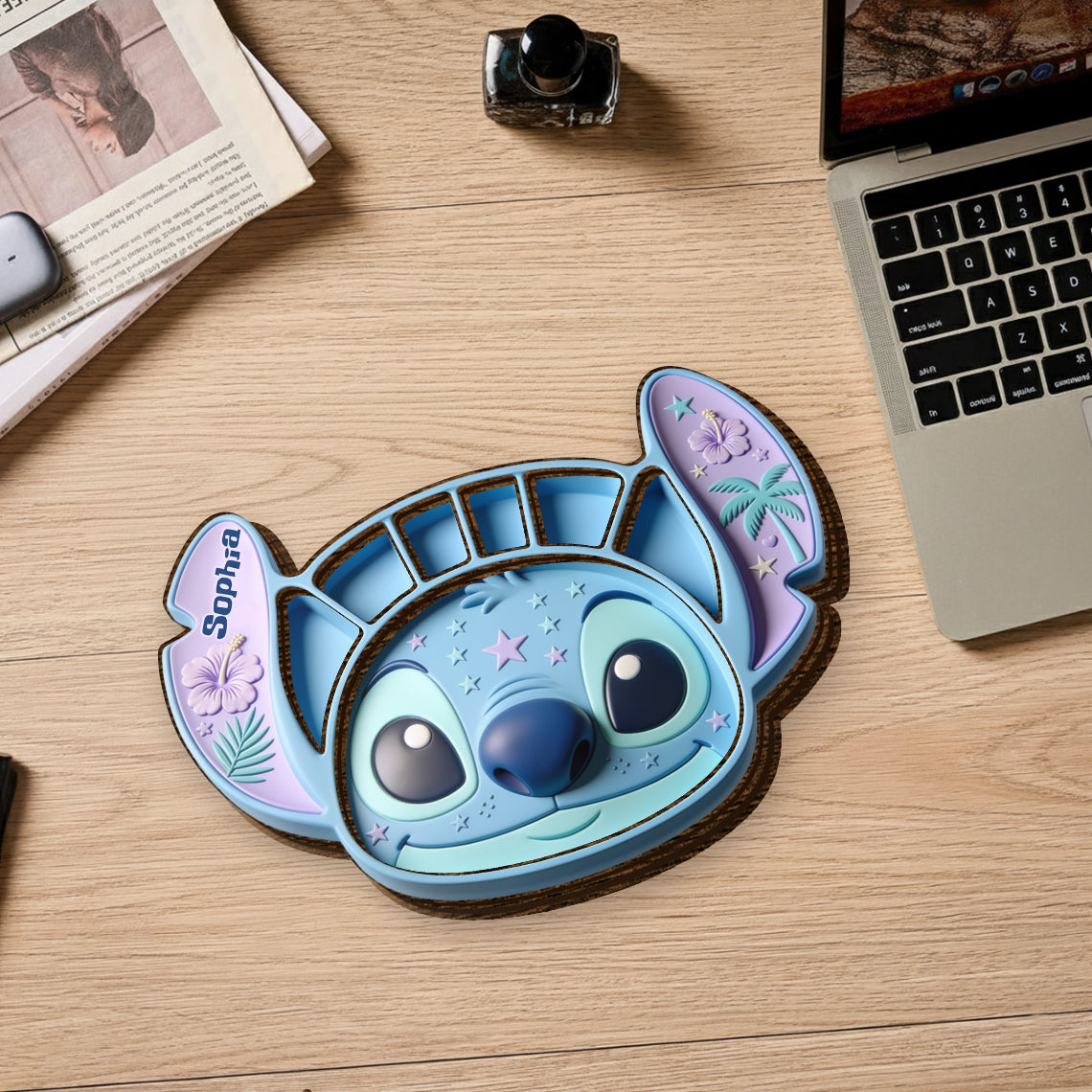 Ohana Means Family - Personalized Ohana Wood Tray