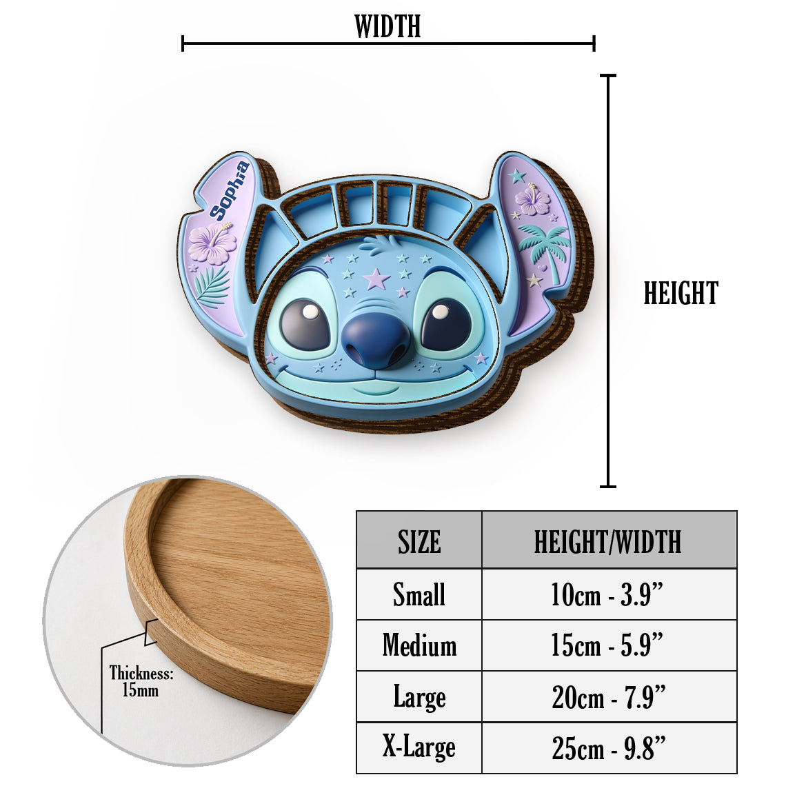 Ohana Means Family - Personalized Ohana Wood Tray