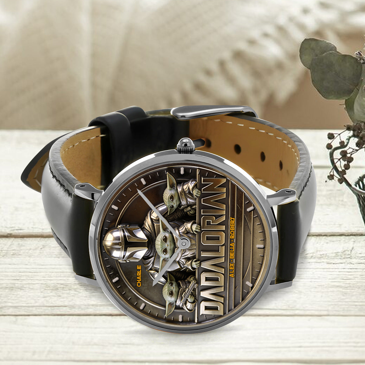 The Dadalorian - Personalized The Force Hand Watch