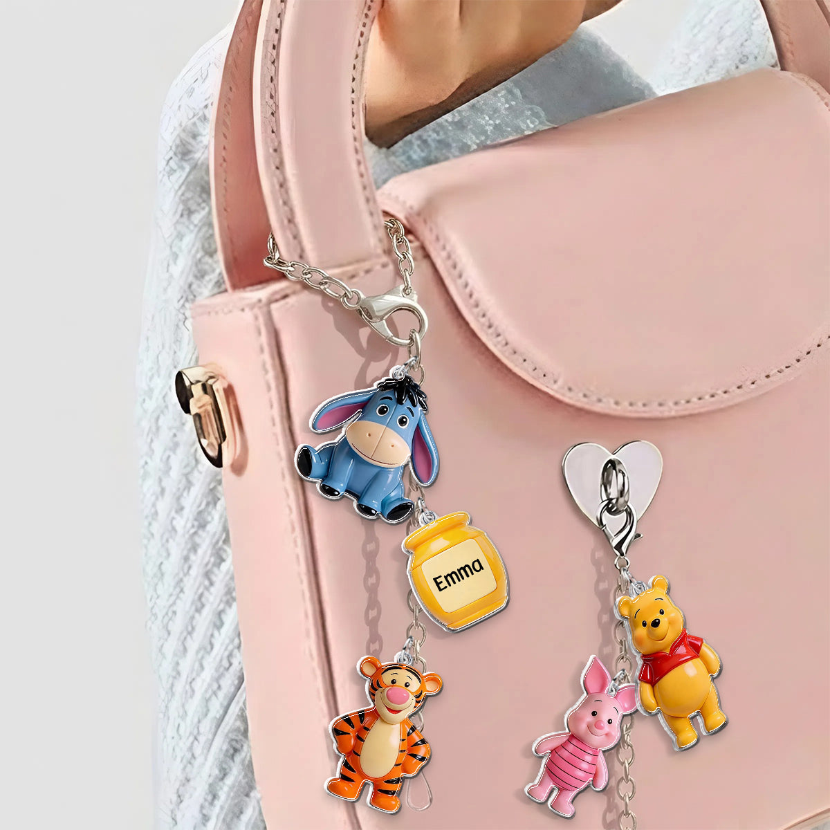 Friends - Personalized Yellow Bear Dangling Charms