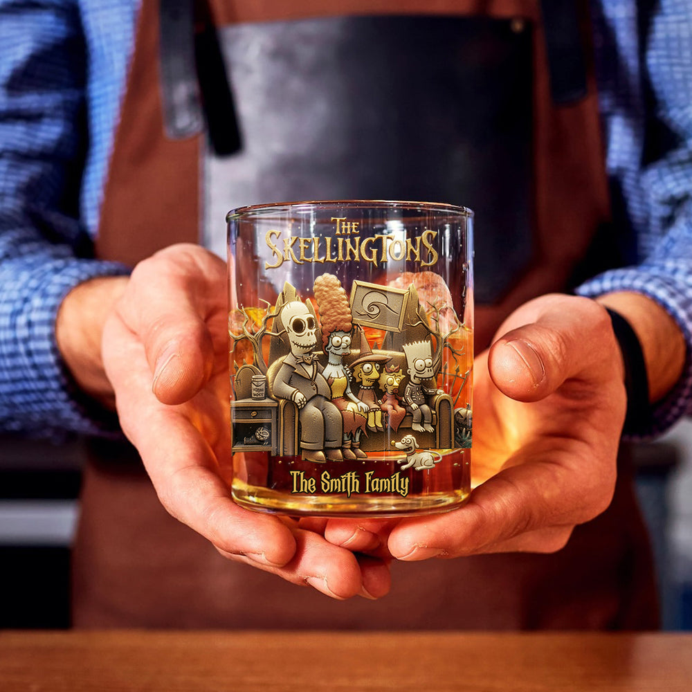 The Skellingtons - Personalized Nightmare Whiskey Glass