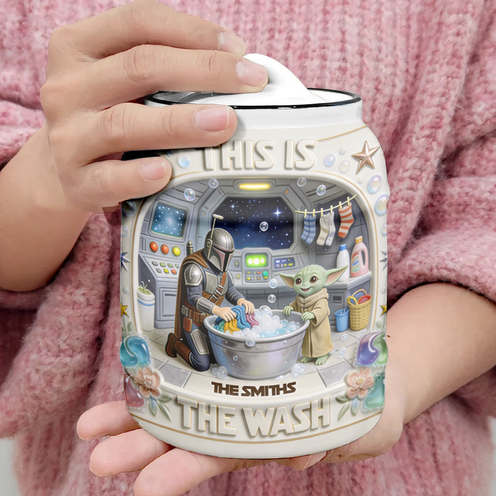 This Is The Wash - Personalized The Force Cookie Jar
