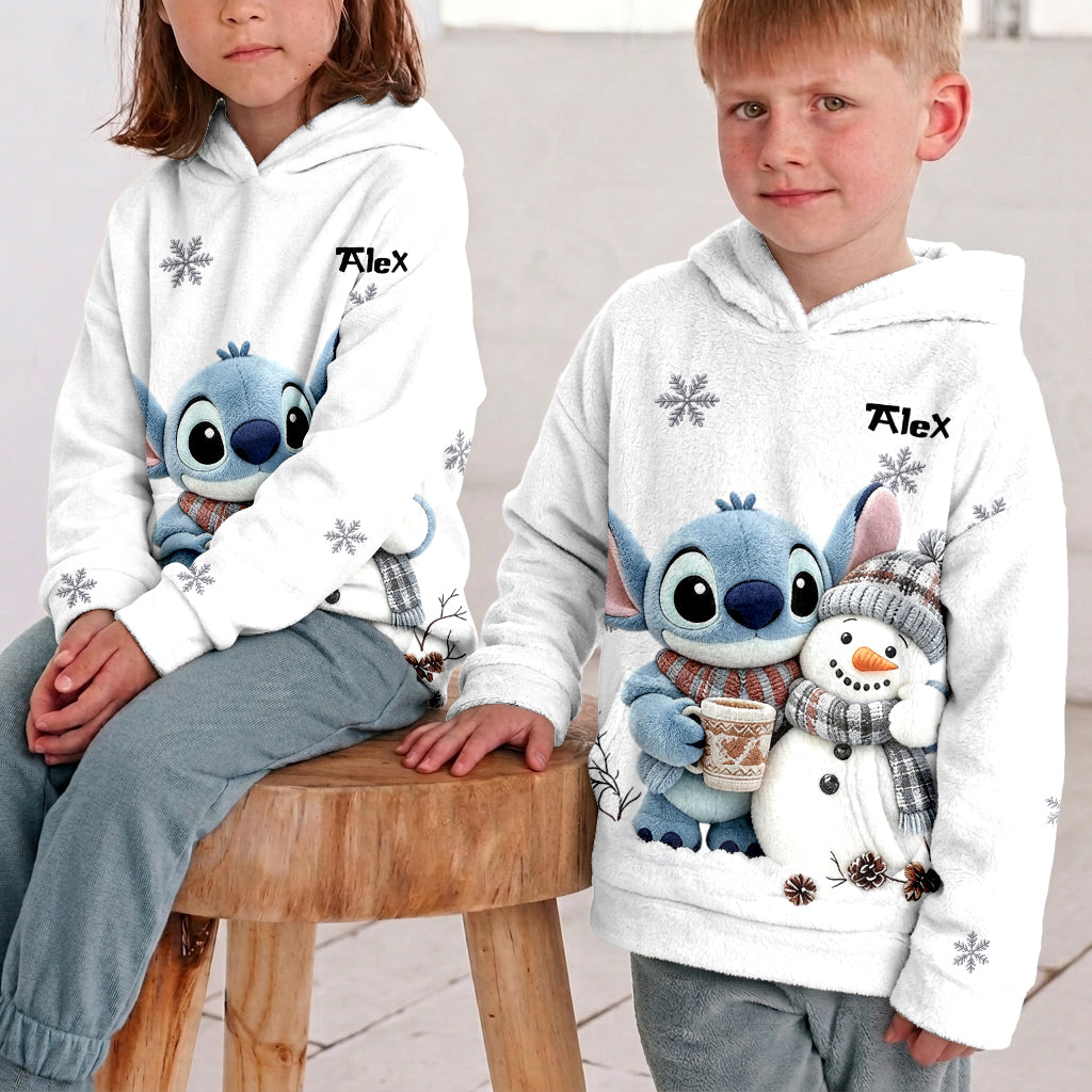 Merry Christmas - Personalized Ohana Fleece Hoodie