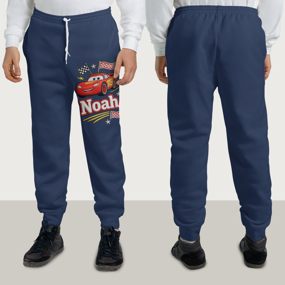 Little Racer - Personalized Racing Lover Kid Hoodie & Kid Jogger Sweatpants