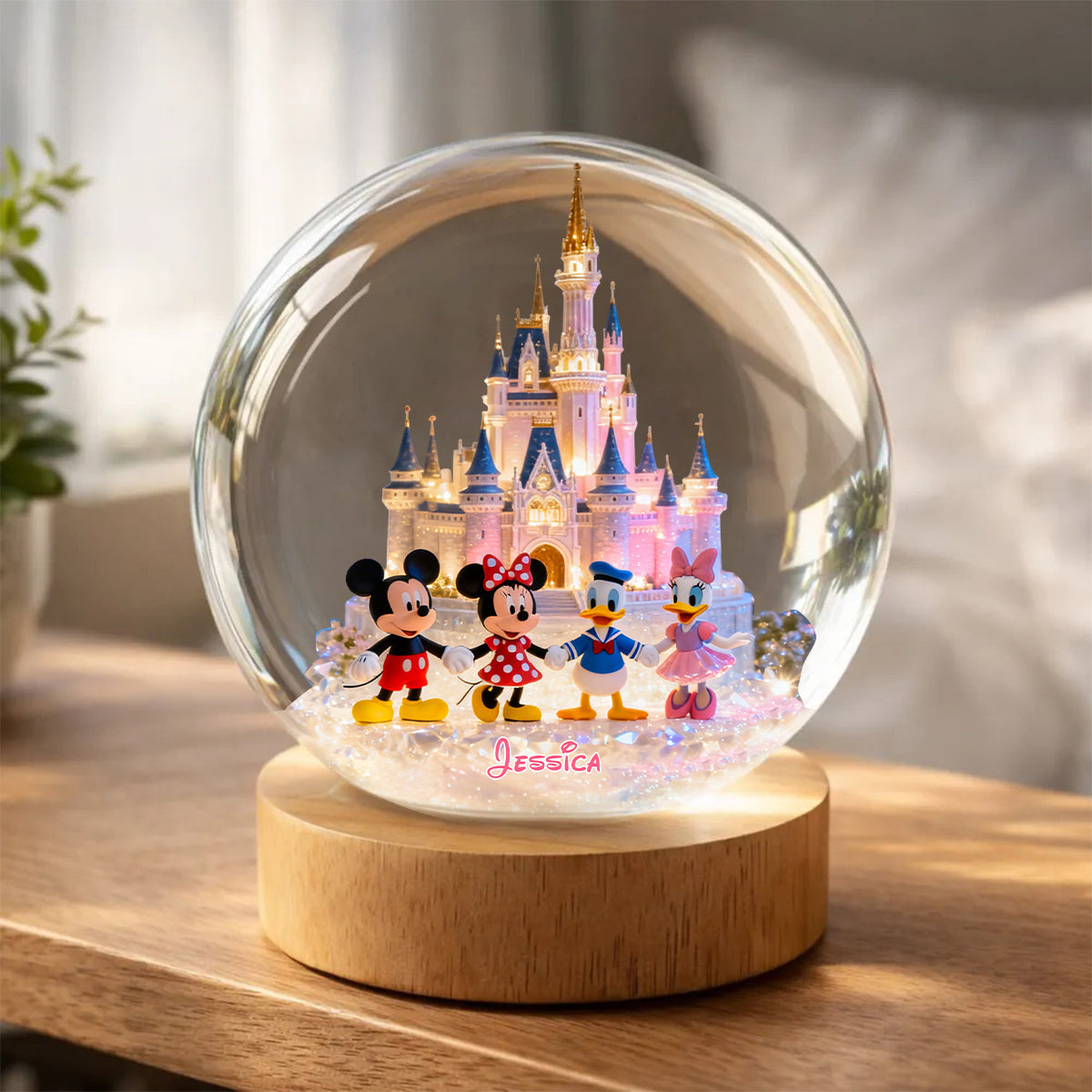 Magic Friends - Personalized Mouse Crystal Ball Night Light