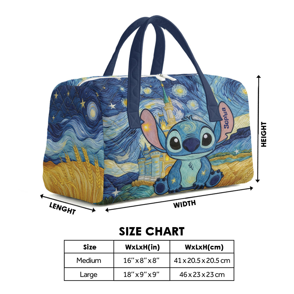 Magic Trip - Personalized Ohana Quilt Duffle Bag & Plush Charm