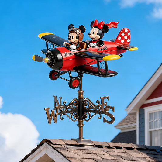 Mouse Couple - Personalized Mouse Weather Vane