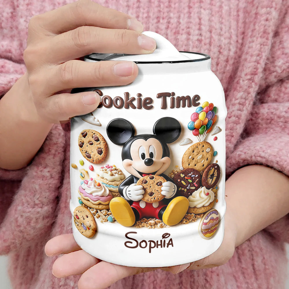 Cookie Time - Personalized Mouse Cookie Jar