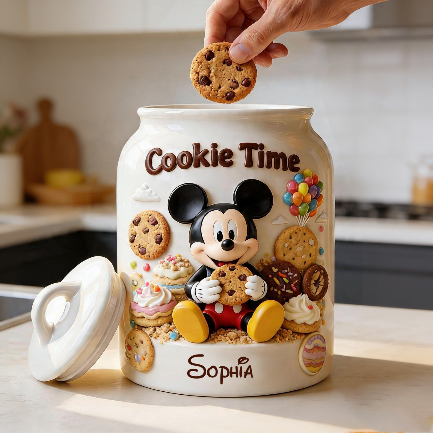 Cookie Time - Personalized Mouse Cookie Jar