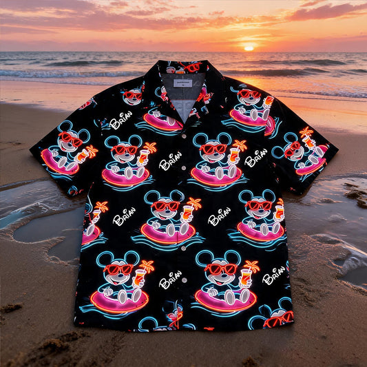 Magical Summer Time - Personalized Mouse Hawaiian Shirt