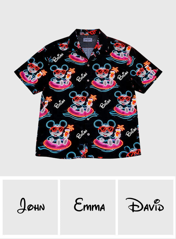 Magical Summer Time - Personalized Mouse Hawaiian Shirt