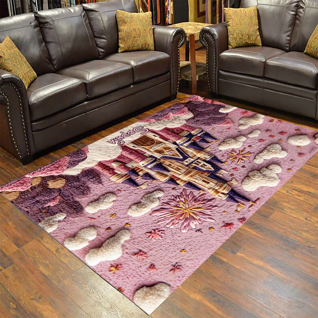 Magical Castle - Personalized Mouse Rug