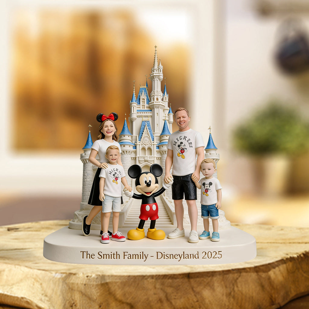 A Magical Day Together - Personalized Mouse Custom Shaped Acrylic Plaque