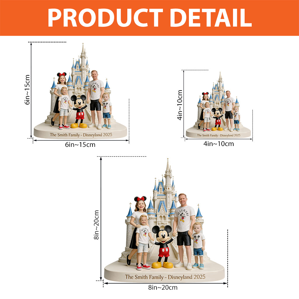 A Magical Day Together - Personalized Mouse Custom Shaped Acrylic Plaque