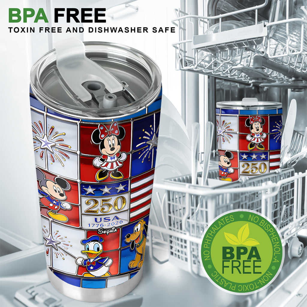 250 Anniversary - Personalized Mouse Tumbler