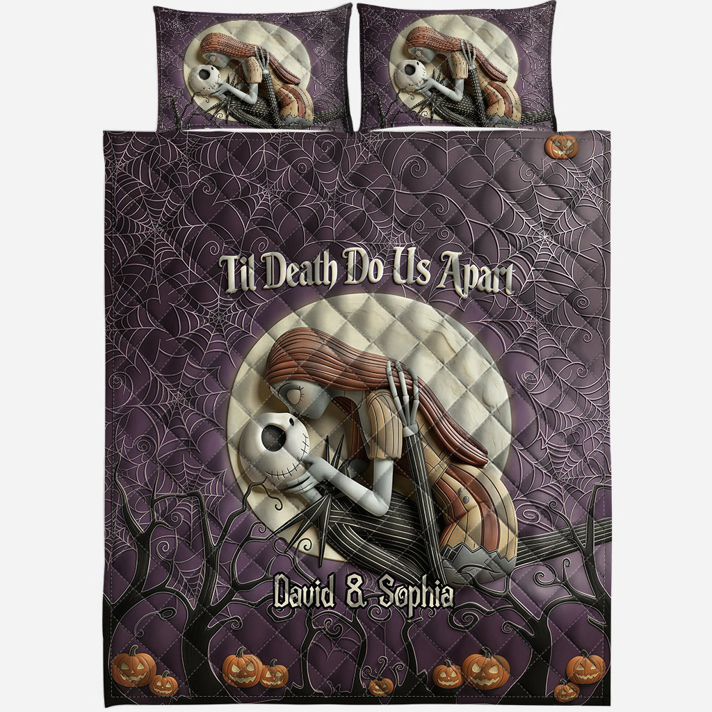 Nightmare Christmas Couple, We Got This - Personalized Nightmare Quilt Set