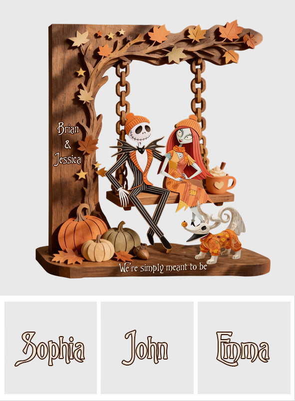 Nightmare Christmas Fans Gift - Personalized Nightmare 2 Layered Wood Sign / Wood Plaque