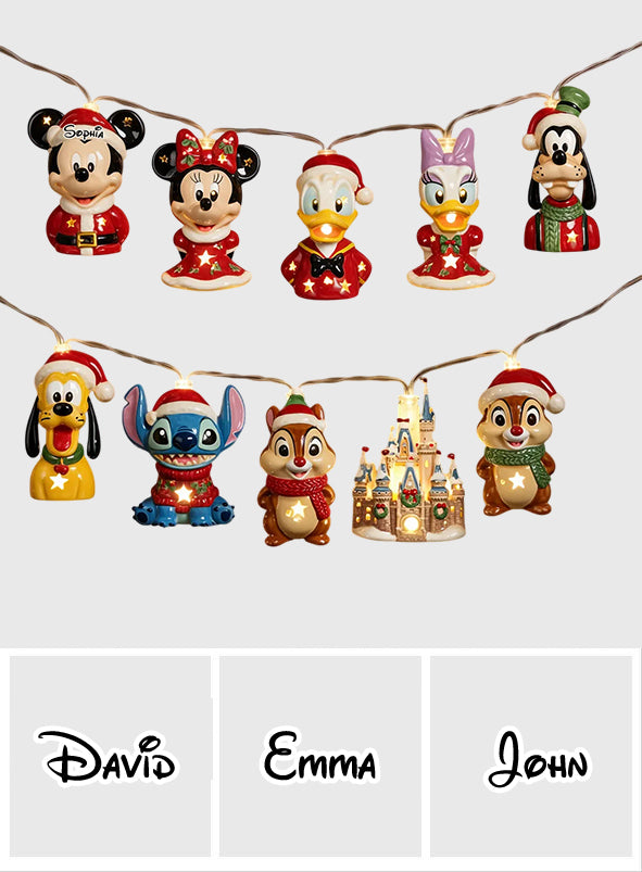 Magical Christmas - Personalized Mouse String Lights