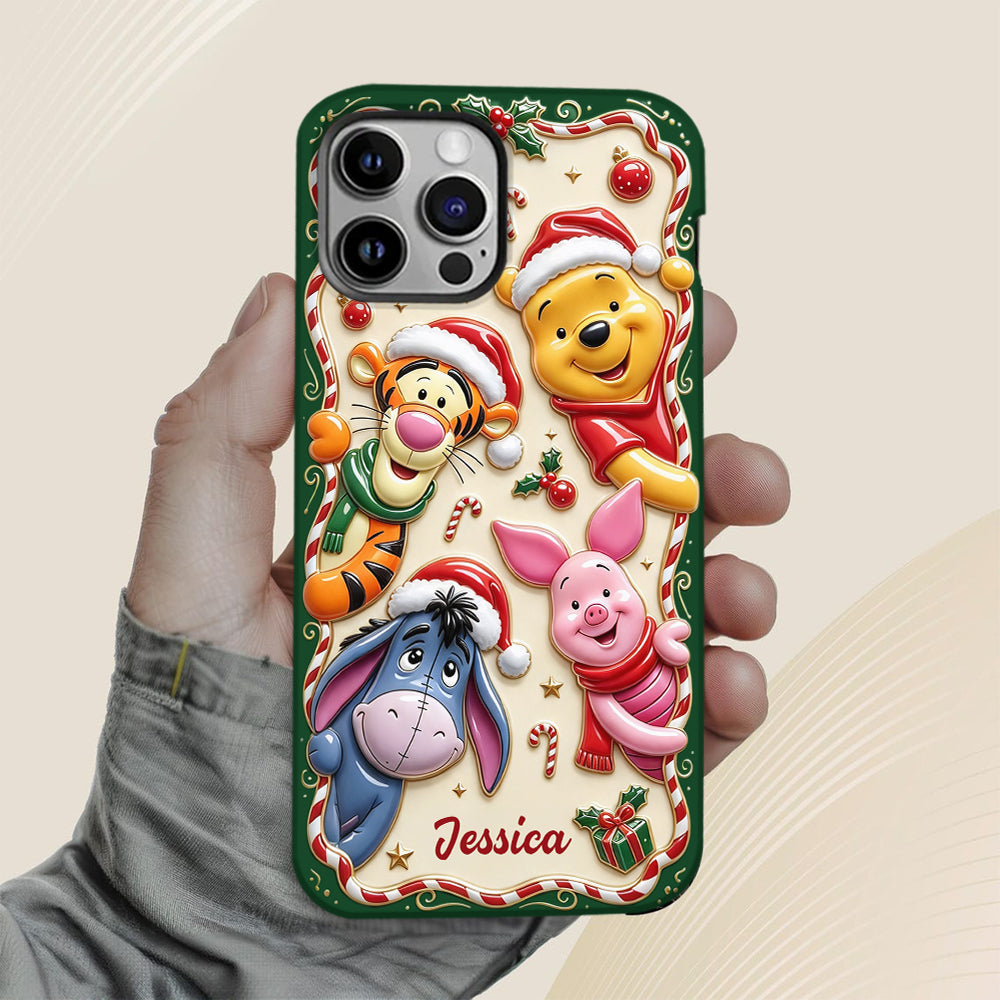 The Best Time Of The Year - Personalized Yellow Bear Full Print Phone Case