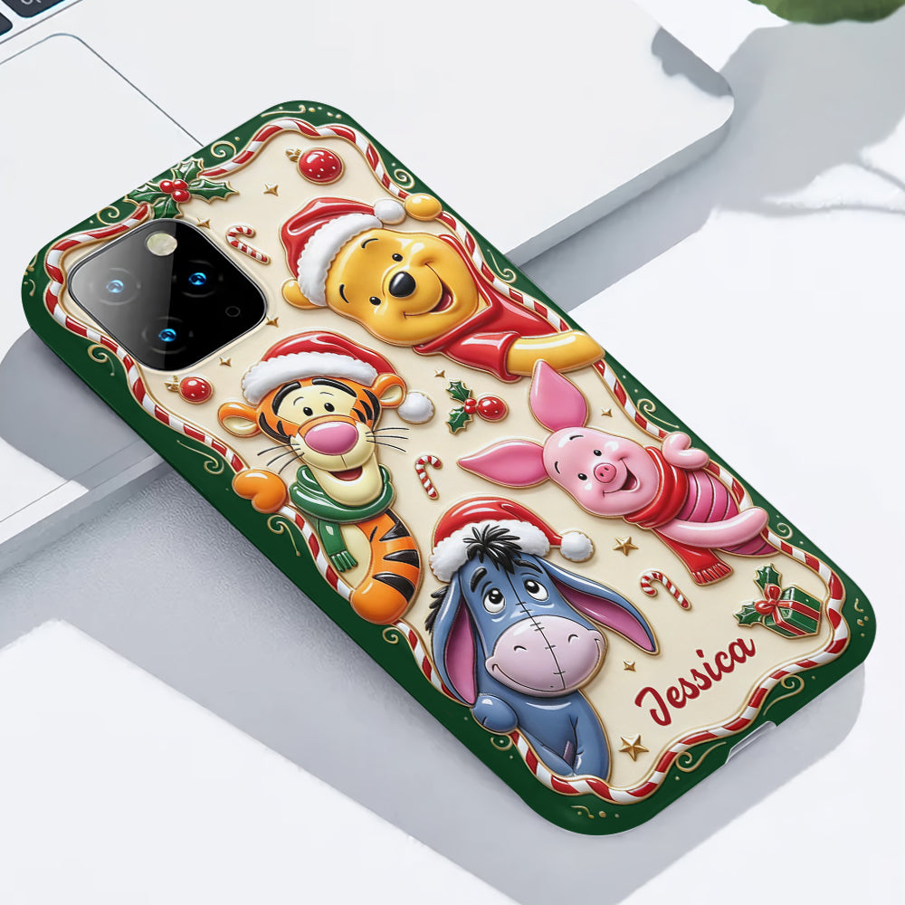 The Best Time Of The Year - Personalized Yellow Bear Full Print Phone Case
