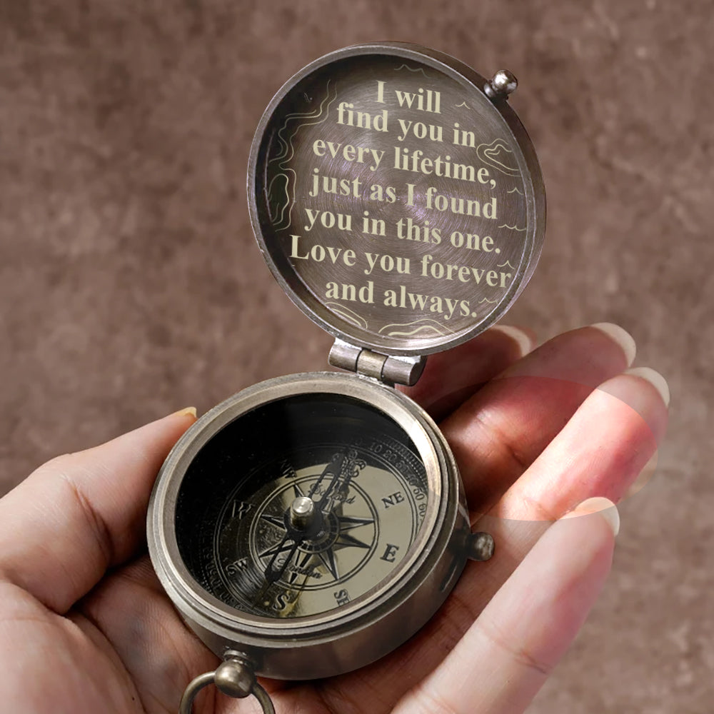 I Will Find You In Every Lifetime - Personalized Ohana Compass