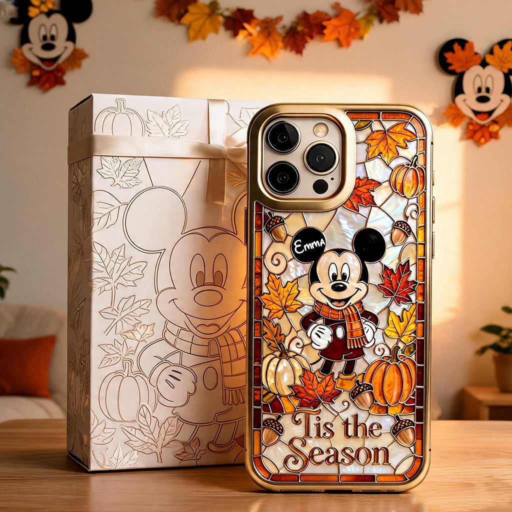Autumn Cartoon Character - Personalized Mouse Full Print Phone Case